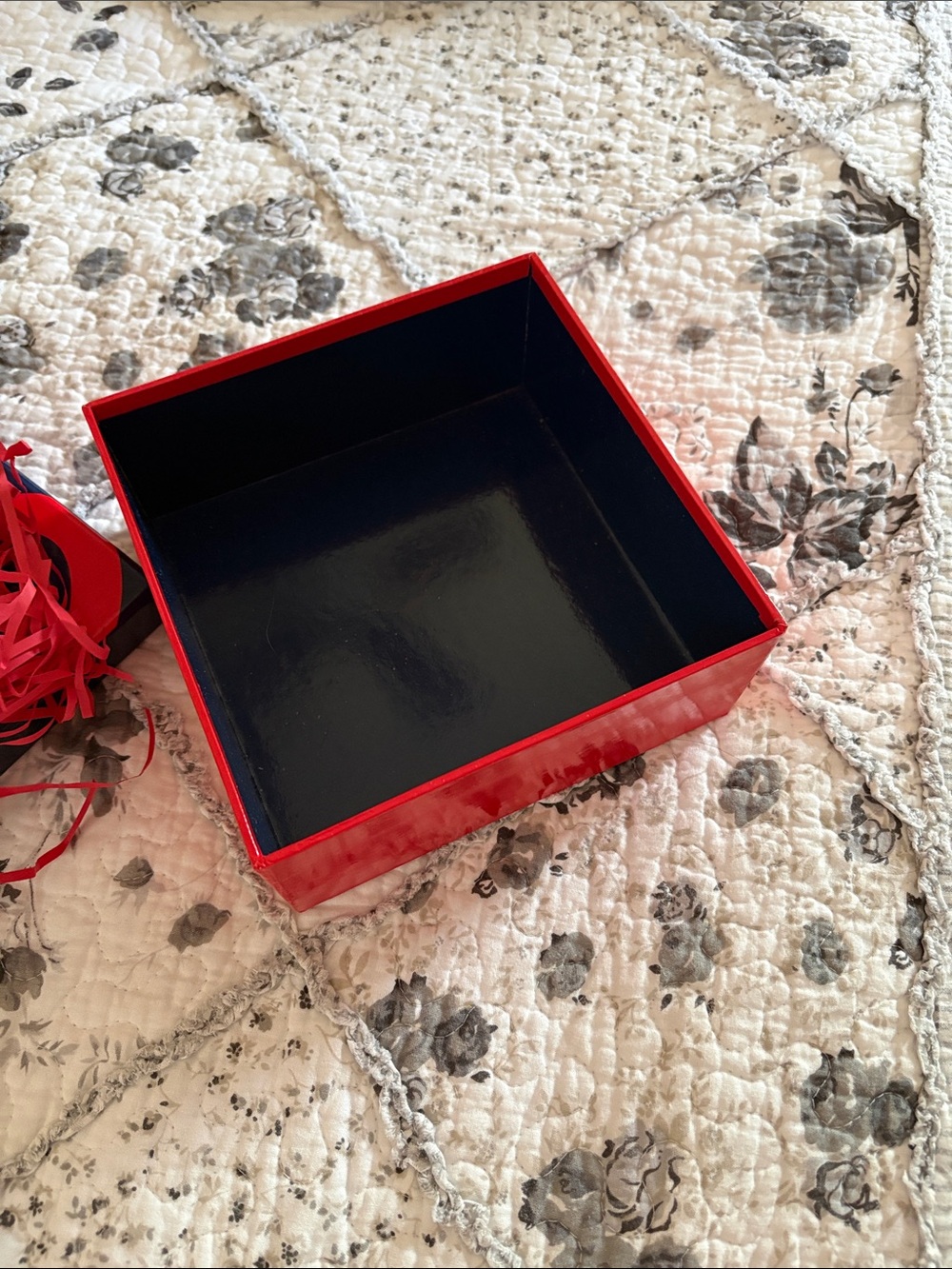 Macy's Navy Box with Red DAD Lettering - Picture 3 of 5